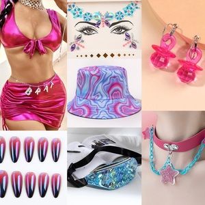 Bubblegum Baby Full Rave Outfit
